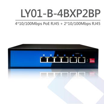 4埠100Mbps PoE+2埠 100Mbps RJ45 網路交換機