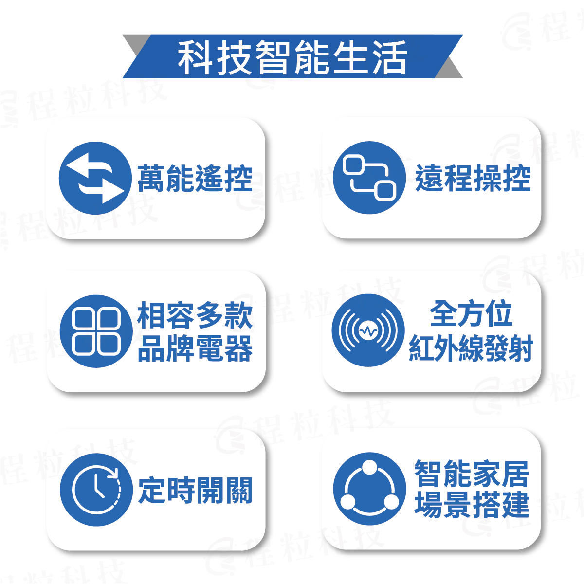 科技智慧生活六大特點:萬能遙控、遠程操控、相容多品牌與定時開關